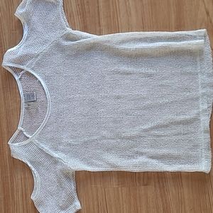 White mesh top